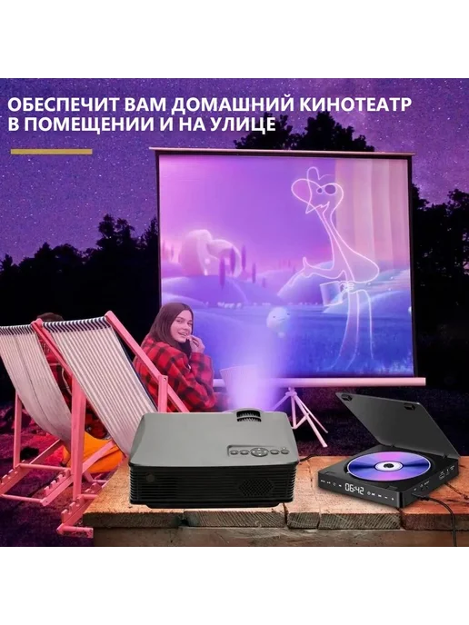 CD DVD плеер Черный, черный, фото 8