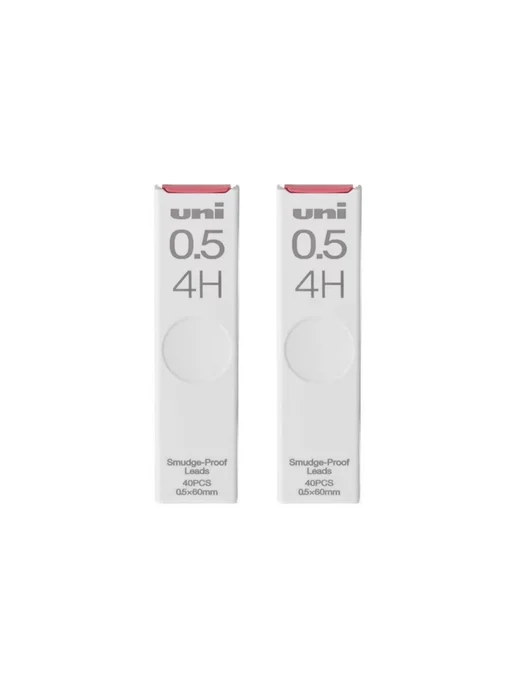 Грифель для карандаша Uni Mitsubishi 0.5 мм 4H 1шт, 2 шт, фото 2