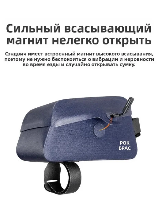 Велосумка 0.9л Черный, 900 мл, фото 6