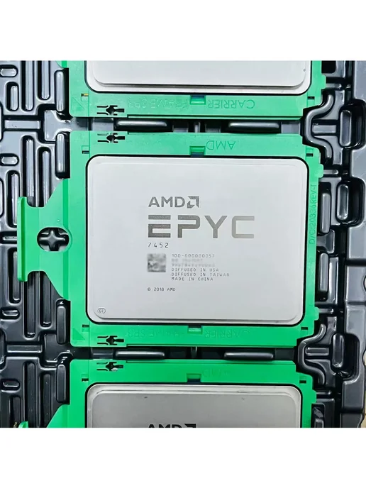 AMD Процессор EPYC 7452 SP3 32 ядер Базовая частота 2,35 ГГц, SP3 32 ядер Базовая, фото 2