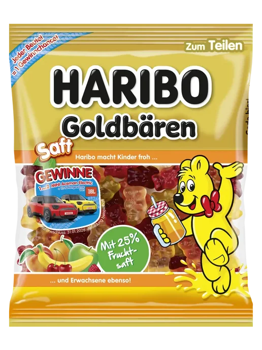 Haribo Жевательный Мармелад Харибо мишки с соком, вариант, фото 2