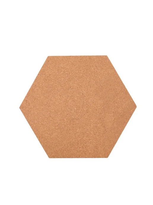 Пробковая доска шестигранная 4 шт. 20x17.5x0.6 см, 20x17.5x0.6 см, 4 шт, фото 5