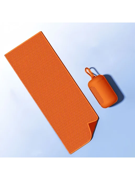 Холодное спортивное полотенце 30x80cm, оранжевый