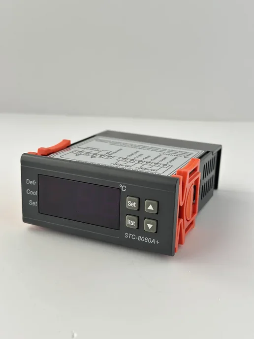 VeroMaks Контроллер 1-датчика STC-8080A+, серый, фото 3