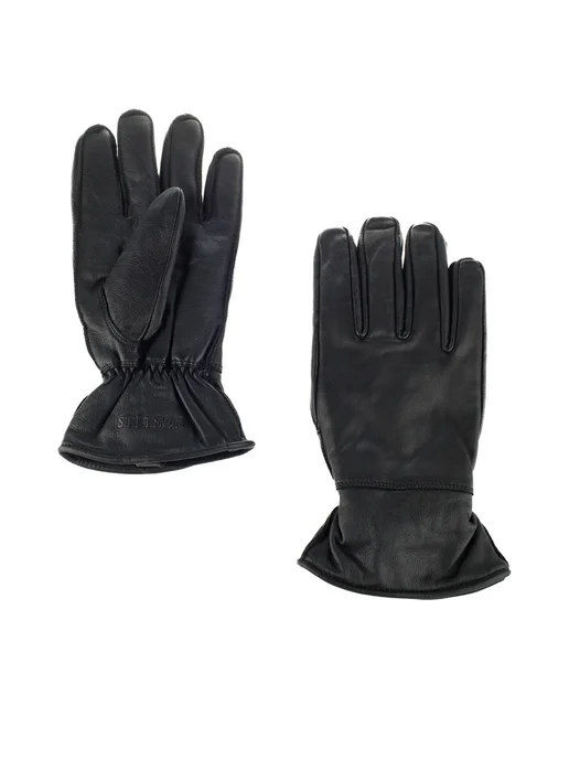 Stetson Перчатки 9497231 GLOVES COWSKIN (черный), черный