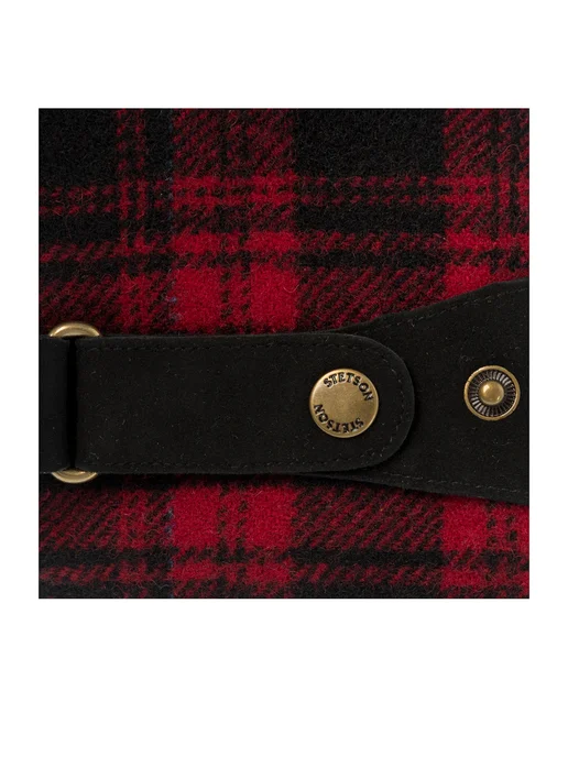 Stetson Перчатки 9497232 GLOVES GOAT SUEDE SHADOW PLAID, красный, фото 3