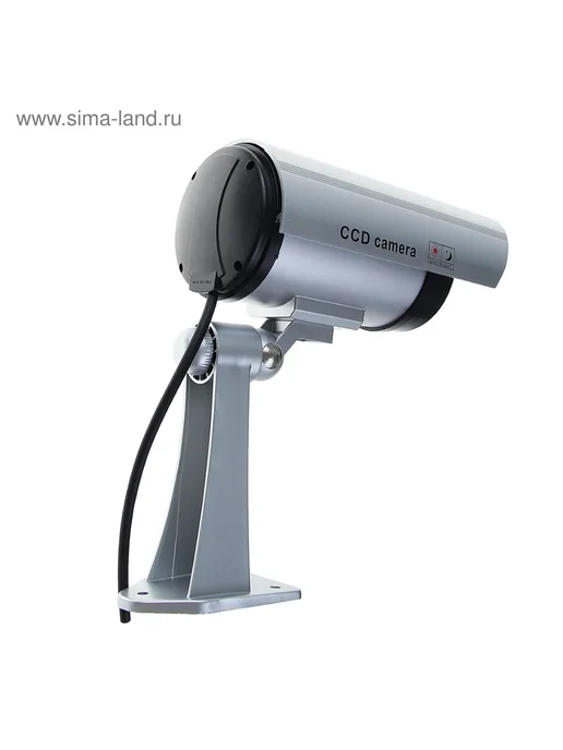 Luazon Home Муляж уличной видеокамеры VM-2 с индикатором серый, 14x6.5x14.5, фото 5
