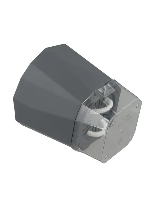 Горшок для цветов, 13.5x12.5см серый, 1 шт, 13.5x12.5 см, 1 шт, фото 2