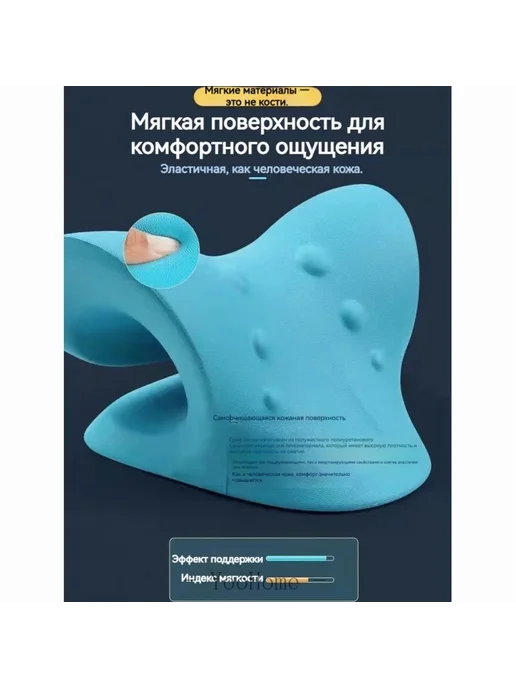 Валик для пилатеса голубой, голубой, фото 3