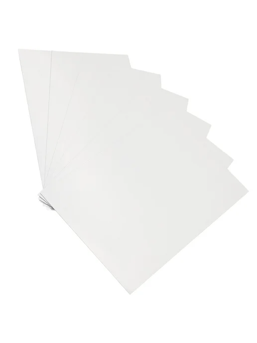 Подложки Алюминий для Переноса, Белый 15x10x0.1см (6 шт), 15x10x0.1 см, 6 шт, фото 2