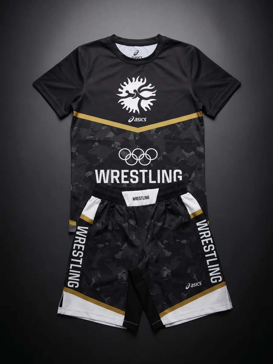 Рашгард мужской спортивный комплект WRESTLING