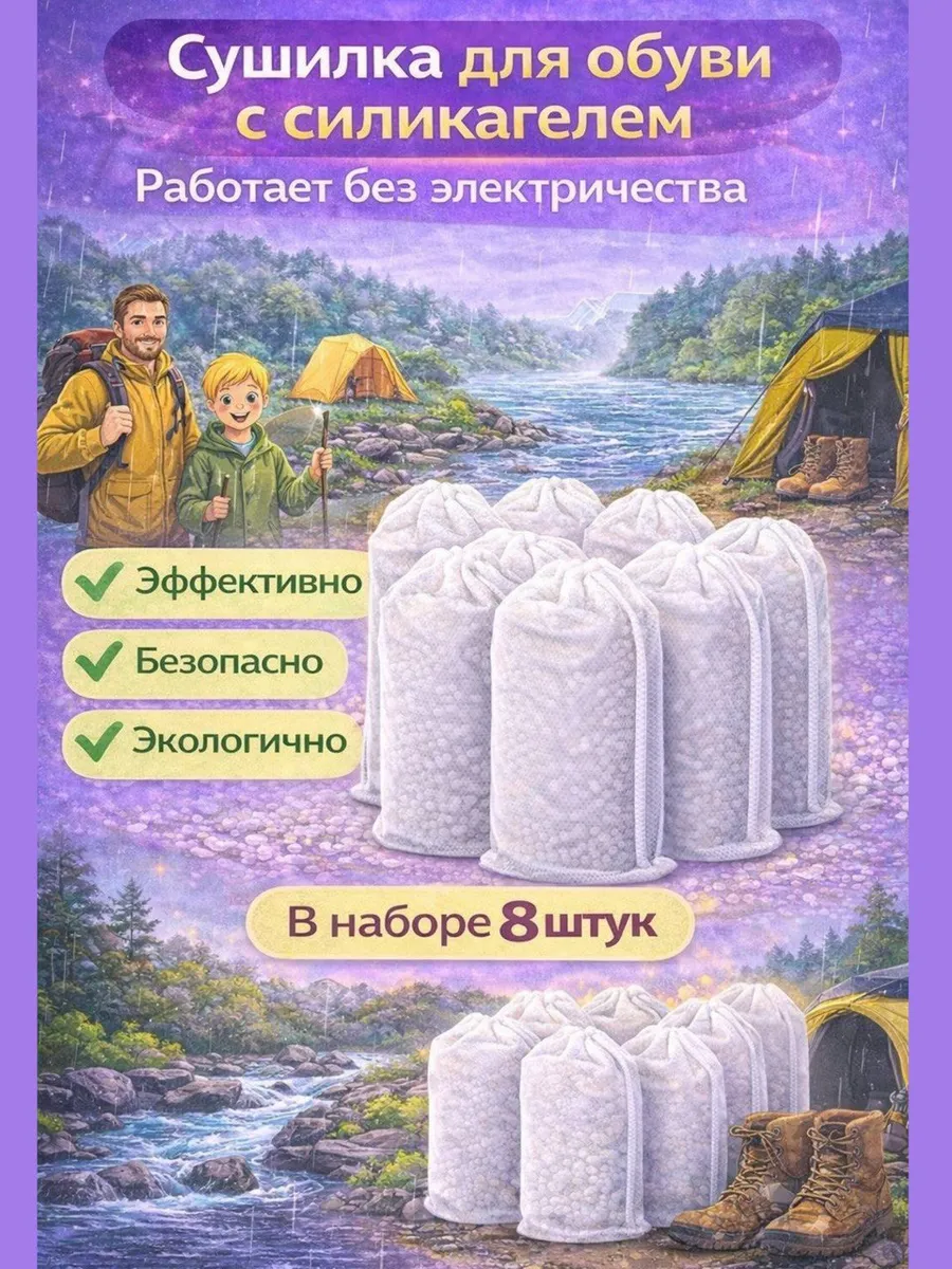Сушилка для обуви с силикагелем на всю семью