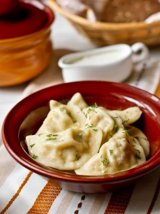 Макс&Настя Вареники с адыгейским сыром и зеленью 400г заморозка, 400 г, фото 7