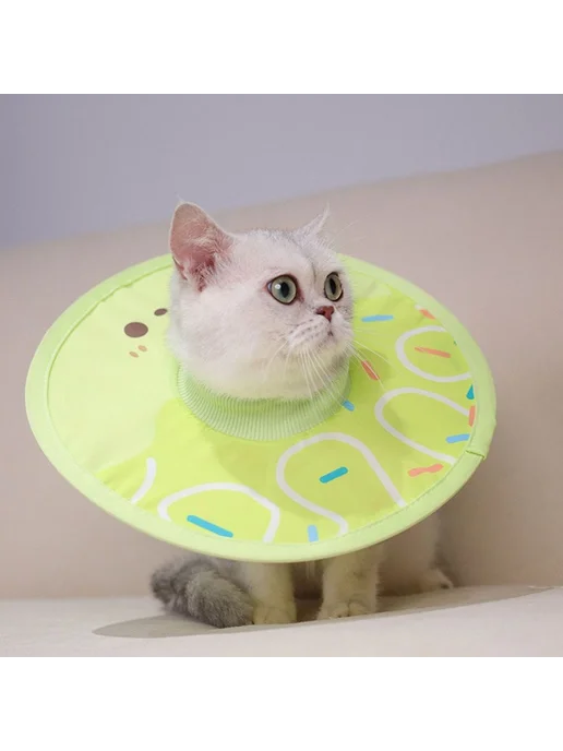 Воротник для восстановления кошек, собак Синий XS, синий, фото 3