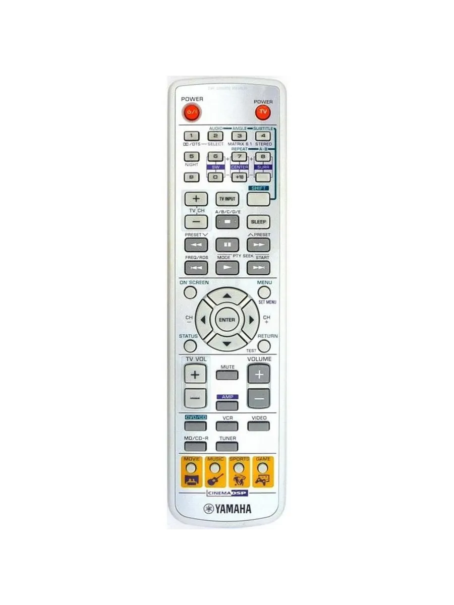 Пульт Yamaha DVR-S200RDS (W856630) (оригинальный) . Цвет черный.