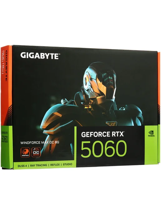 Видеокарта Gigabyte PCI-E 5.0 GV-N5060WF2MAX, черный, фото 8