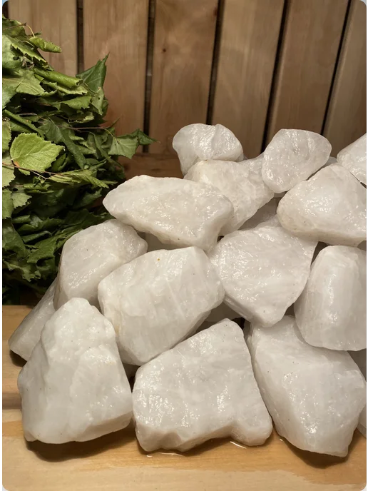 Легенды Урала Камни для бани и сауны Кварц колотый 20 кг, 10 кг, фото 7