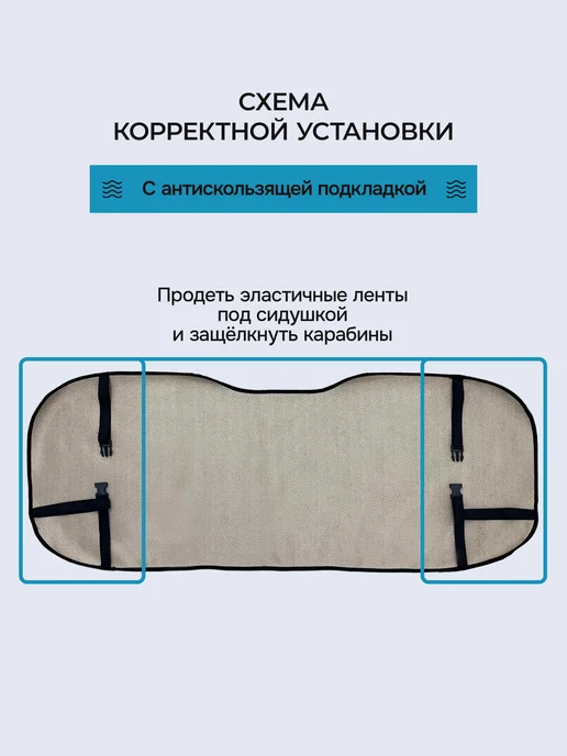 Dianamex Чехол меховой на антискользящей подкладке, черный, фото 3