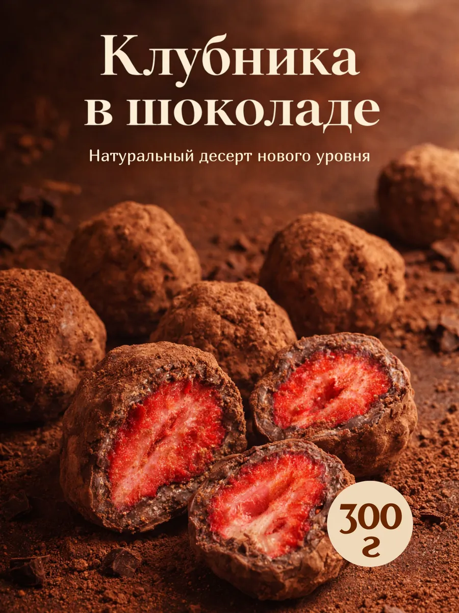 Клубника в Шоколаде 300 гр