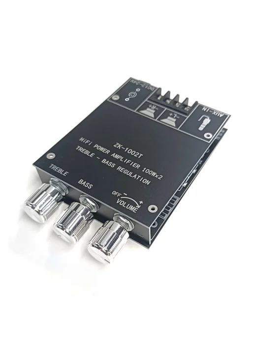 ZK-1002T Bluetooth-усилитель Hi-Fi 2 0 100Вт*2, 100 Вт, фото 3