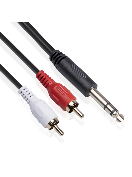 RCA to 1 4'' стерео кабель 1 5м для XYZ, 5 м, фото 2