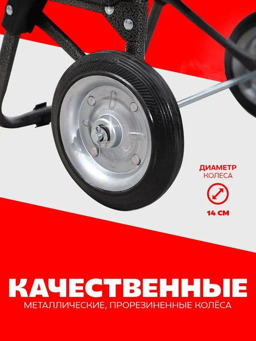 Сумка-тележка Весна-лето 2024 красный, красный, фото 2
