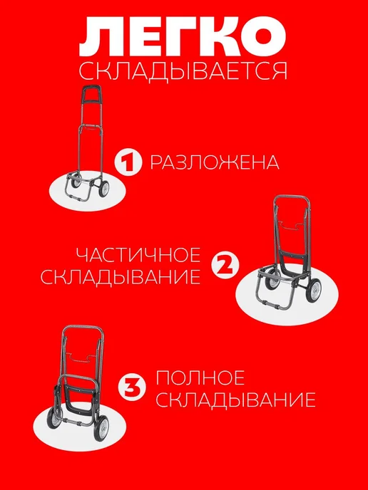 Сумка-тележка Весна-лето 2024 красный, красный, фото 5