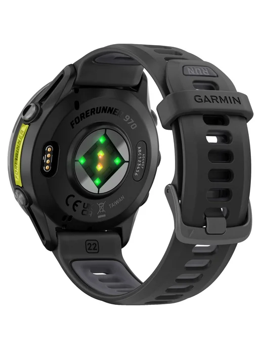 Garmin Часы Forerunner 970 – Carbon Gray DLC Titanium черные, черный, фото 4