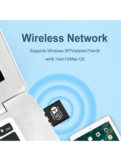 USB WiFi адаптер для ПК, Ethernet 2.0 LAN, WIFI4, вариант, фото 3