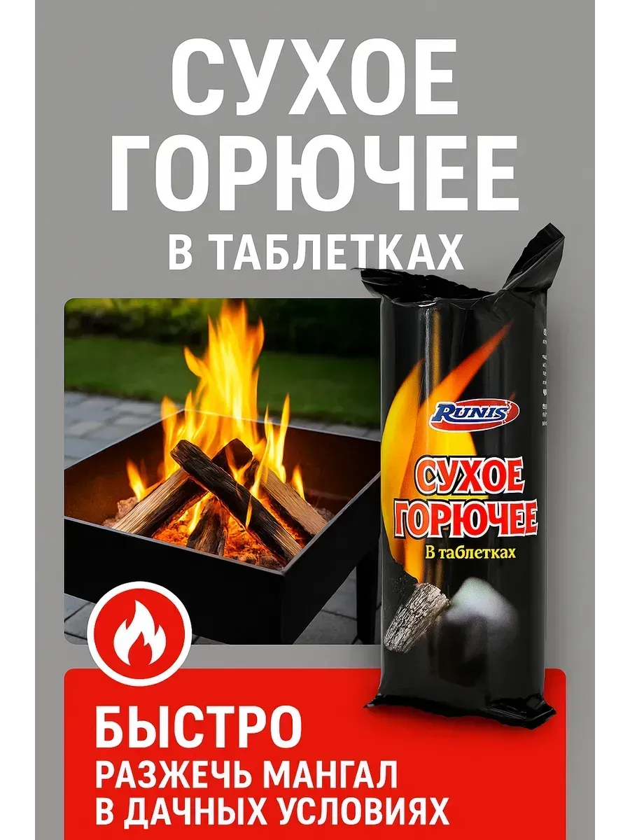 Сухое горючее в таблетках
