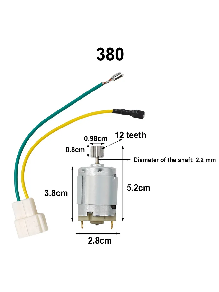 Двигатели для Электромобиля 550 RS390 RS380 12V 6V DL555 24V