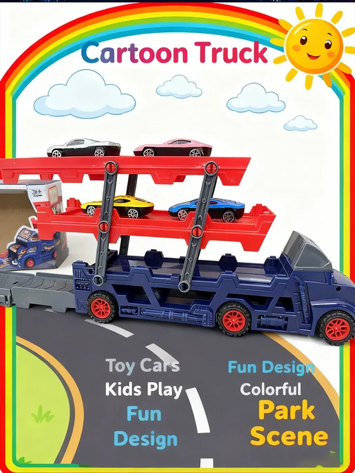 ToysOnline Игрушечный автомобиль -Подарки на новый год, красный, фото 3