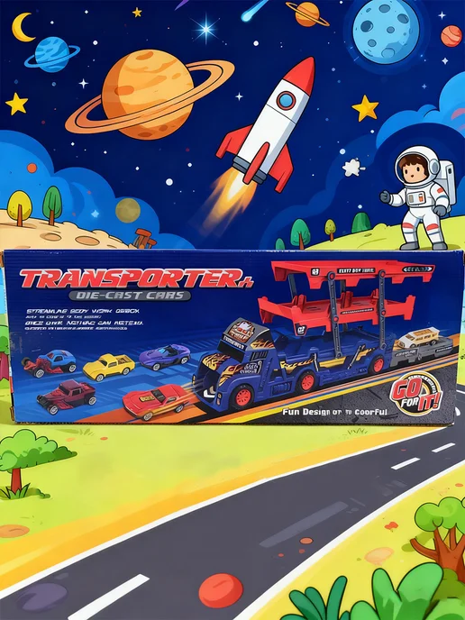 ToysOnline Игрушечный автомобиль -Подарки на новый год, красный, фото 4
