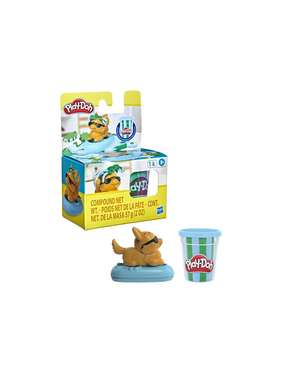 Масса для лепки Play-Doh Pool Party Pup + аксессуар
