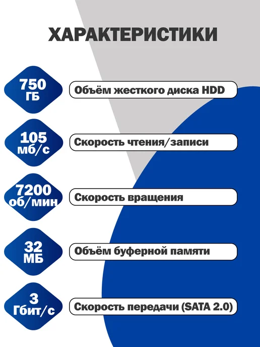 Чалый Внутренний жесткий диск WD Black 750 Гб, 750 ГБ, фото 2