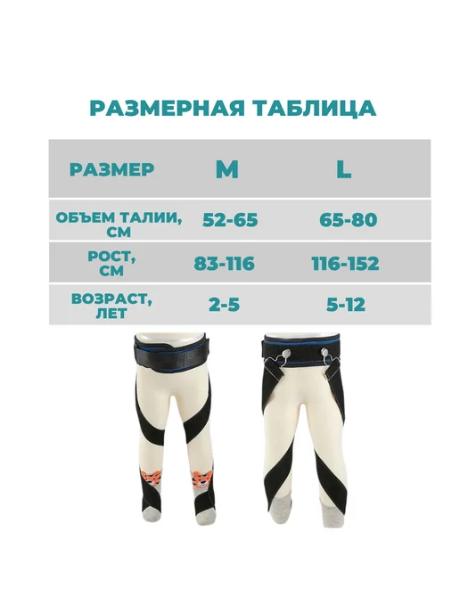 ORTOBRACE Деротационная манжета, деротационные ленты (РАЗМЕР M), черный, фото 2