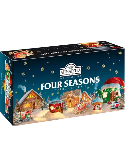 Набор черного и зеленого чая AHMAD TEA Four Seasons 15 вкусо, черный, фото 3