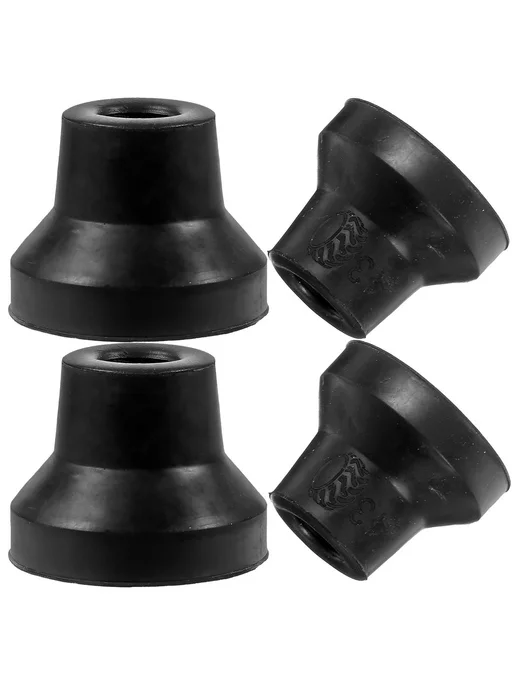 Наконечники для трости 3.5X3.5X3.0см (4 шт) Чёрный, 3.5x3.5x3.0 см, 4 шт, фото 2