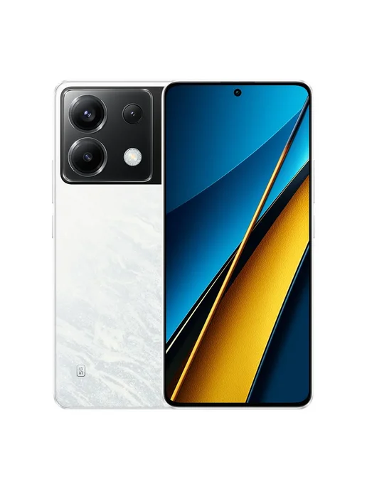 Смартфон Xiaomi Poco X6 12/256 ГБ, белый, фото 2