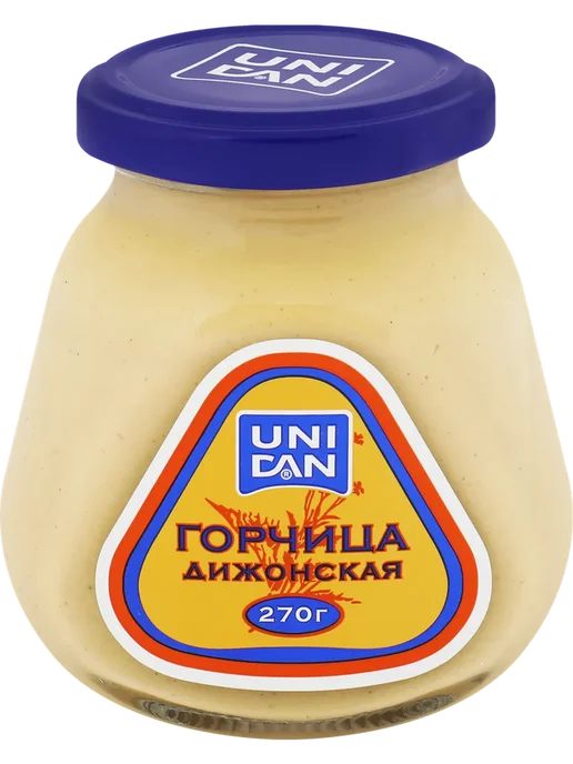 Горчица UNI DAN Дижонская 270г, 270 г, фото 4