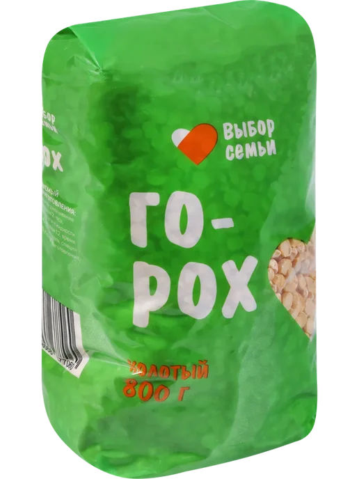Горох ВЫБОР СЕМЬИ колотый 800г, 800 г, фото 2