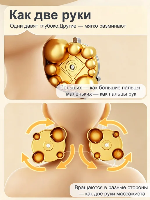 BOMIDI Массажная подушка для шеи и спины с подогревом подарок, серый, фото 4