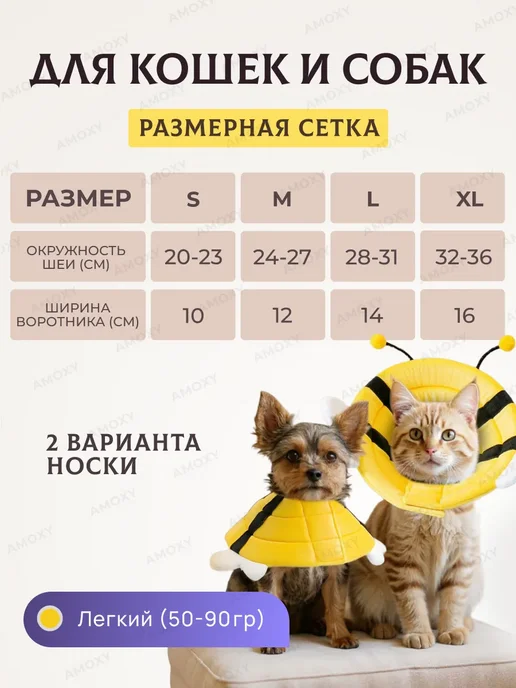 Воротник защитный ветеринарный для кошек собак мягкий, черный, фото 5