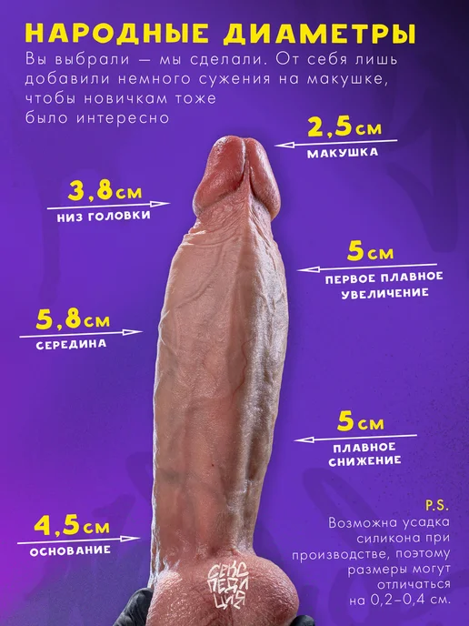 Секспедиция Фаллоимитатор "Народный #1", вариант, фото 5