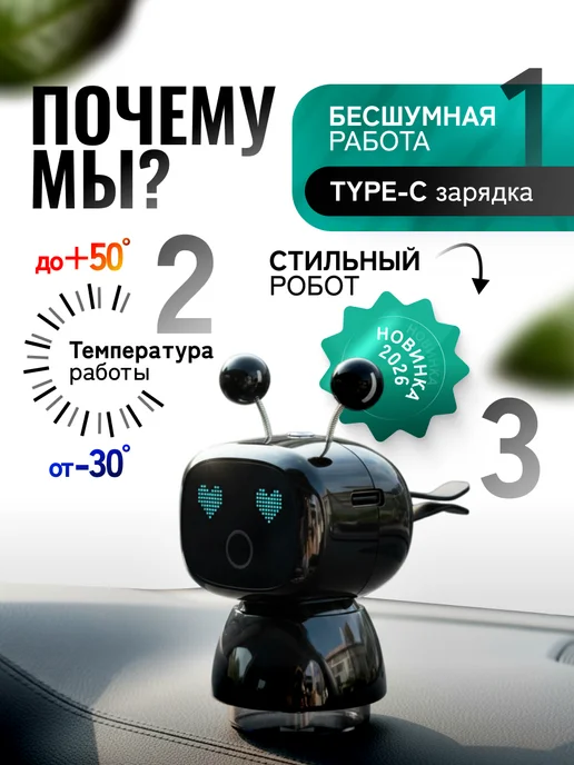 Ароматизатор автоматический в машину на дефлектор, черный, фото 3