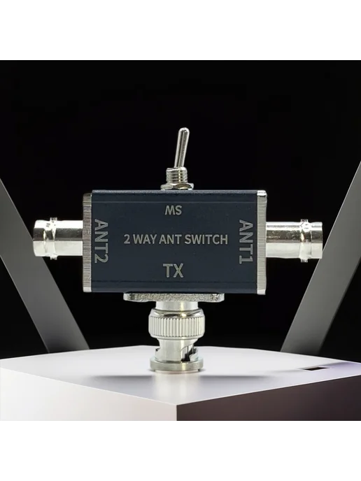 2-Way CB HAM антенный коммутатор 100W 0-50 МГц OFF Заземл, 100 Вт, фото 2