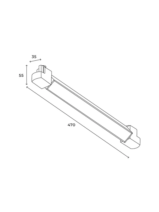Hesby Lighting Трековый линейный светильник Skylite HSBL_0141(комп. 3шт ), 3 шт, фото 6