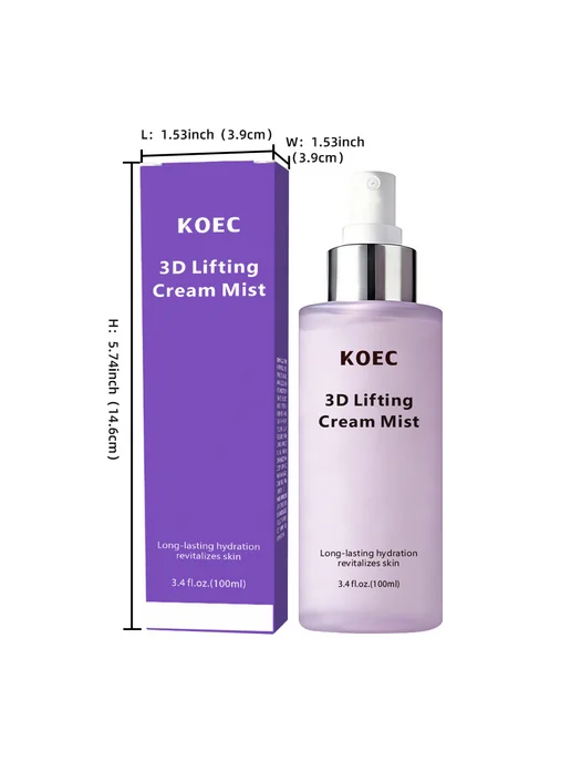 3D Lifting Cream Mist, бежевый, фото 7