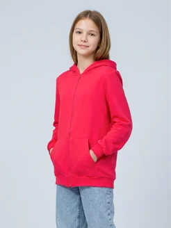Толстовка для девочки на молнии с капюшоном