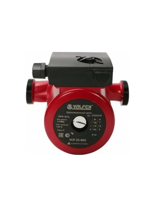 VALFEX Циркуляционный насос VCP 25-80G 180мм, 2,58 кг